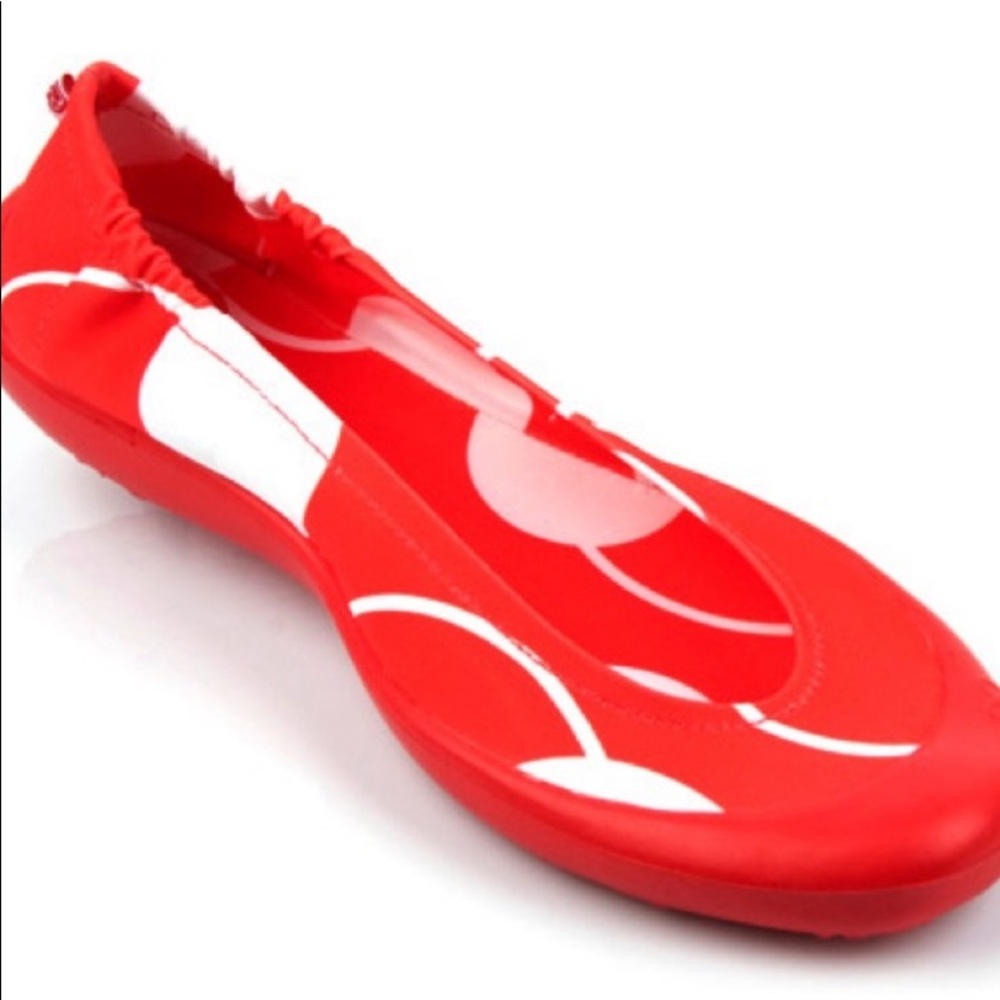 LUV Dream Flats - Large Lunar Dot (Red)